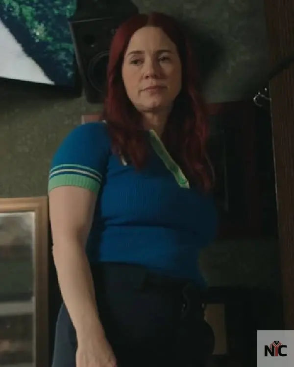 Resident Alien S04 Alice Wetterlund Polo Shirt Clanton Jacket