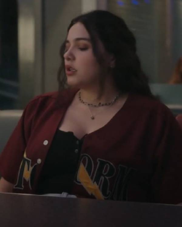 Resident Alien Kaylayla Raine Maroon Storm Jersey Clanton Jacket