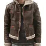 Resident Evil 4 Leon Kennedy Shearling Jacket WorthVee