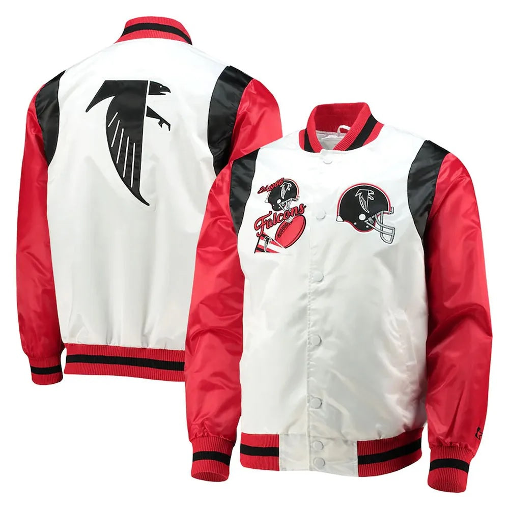 Retro The All-American Atlanta Falcons Satin Jacket WorthVee