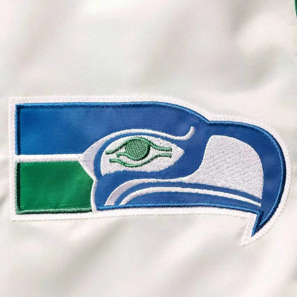 Retro The All-American Seattle Seahawks Satin Jacket