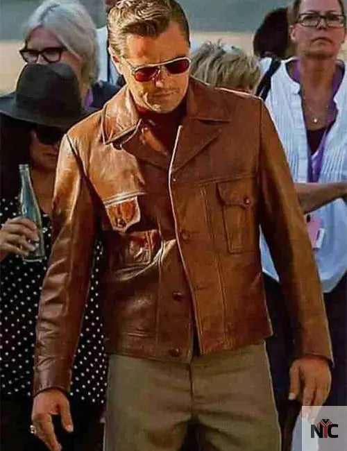 Rick Dalton Once Upon a Time in Hollywood Leather Jacket Clanton Jacket