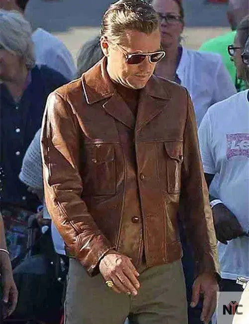 Rick Dalton Once Upon a Time in Hollywood Leather Jacket Clanton Jacket