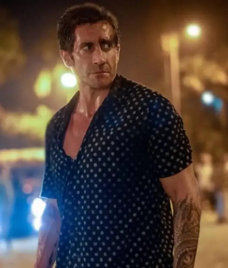 Road House 2024 Jake Gyllenhaal Polka Dot Shirt