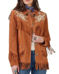 Rock a Retro-Rodeo Brown Fringed Suede Jacket