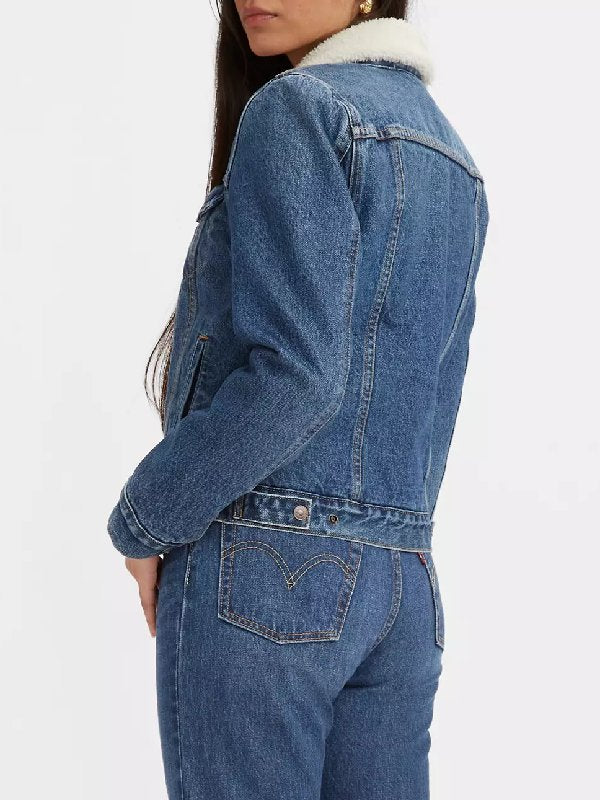 Rock the Block S7 Mina Starsiak Sherpa Denim Jacket WorthVee