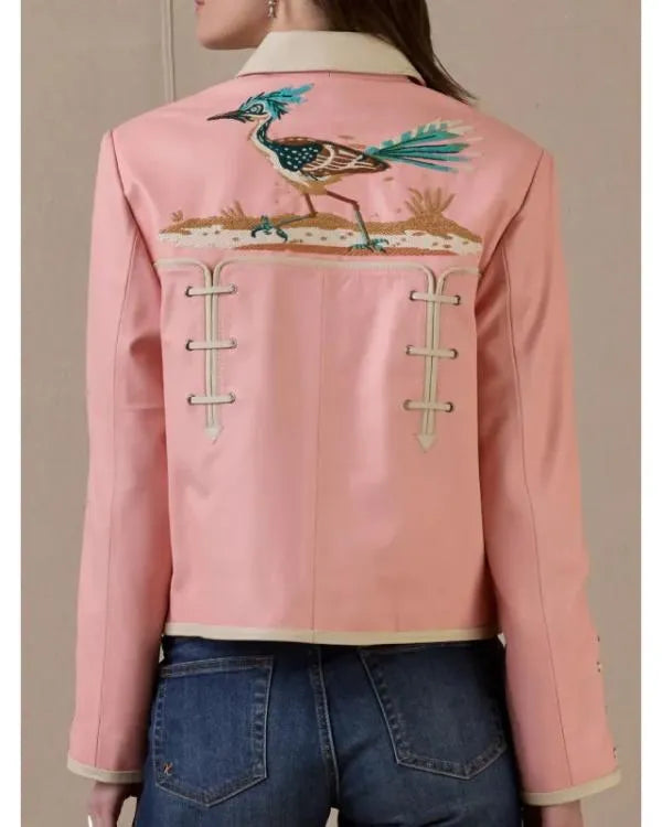Rodeo Chaparral Pink Leather Jacket