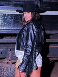 Rodeo Cowgirl Jaqueline Sampaio Black Fringe Jacket WorthVee