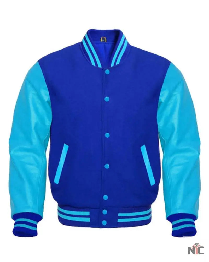 Royal Blue Varsity Jacket Clanton Jacket