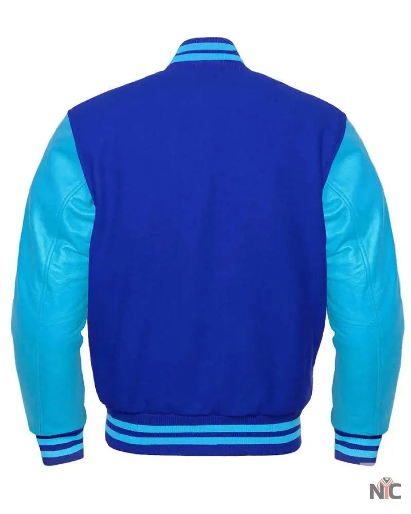 Royal Blue Varsity Jacket Clanton Jacket