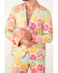 RuPauls Drag Race S18 RuPaul Charles Pastel Print Blazer