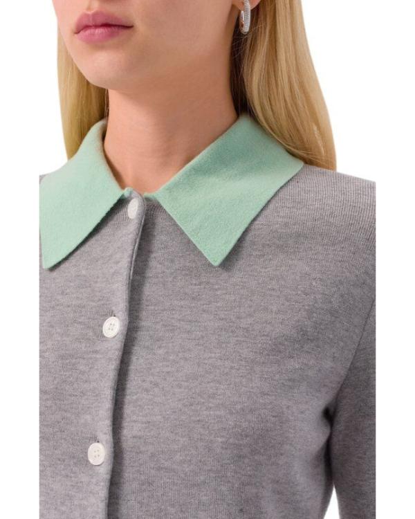 Running Point S02 Brenda Song Grey Wool Cardigan WorthVee