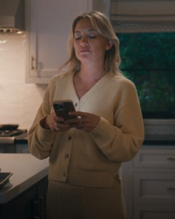 Running Point S02 Kate Hudson Beige Cardigan WorthVee