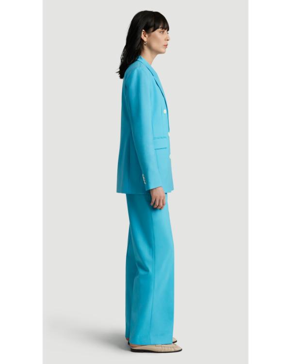 Running Point S02 Kate Hudson Blue Double-Breasted Blazer WorthVee