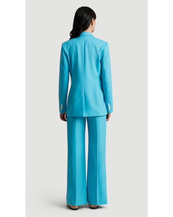 Running Point S02 Kate Hudson Blue Double-Breasted Blazer WorthVee