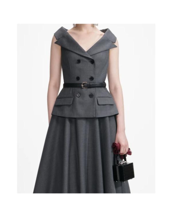 Running Point S02 Kate Hudson Double-Breasted Belted Dress WorthVee