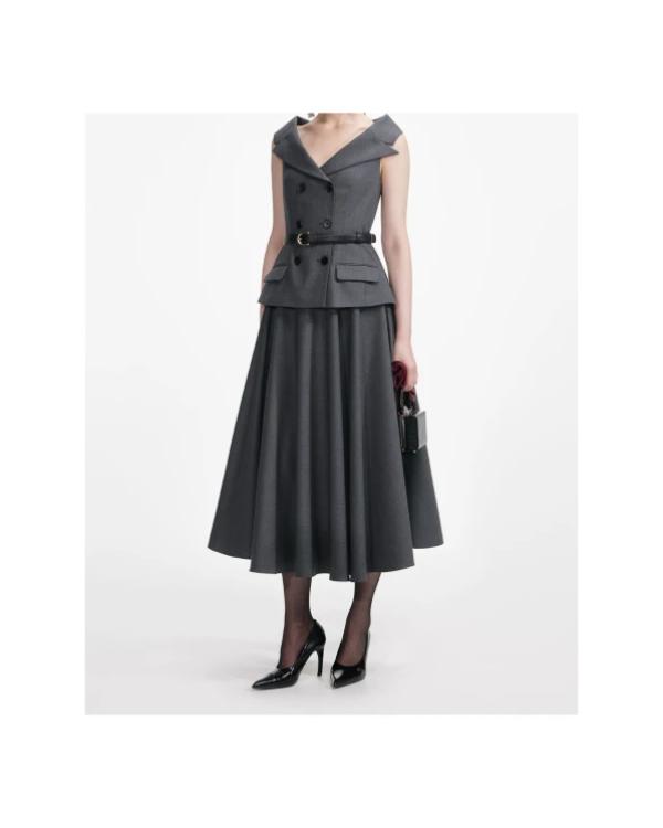Running Point S02 Kate Hudson Double-Breasted Belted Dress WorthVee