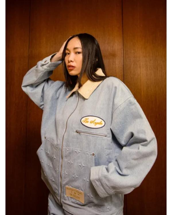 Ryoko Rain x LA Galaxy Denim Jacket