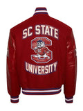 SC State University Red Wool Varsity Jacket WorthVee