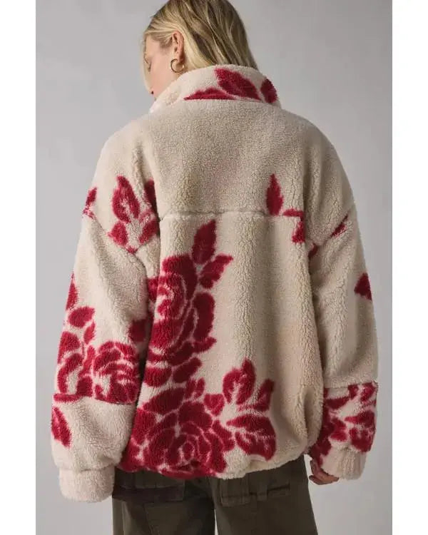SNL S51 Veronika Slowikowska Floral Zip-Up Jacket WorthVee