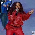 SZA Super Bowl 2025 Halftime Show Leather Jacket Clanton Jacket