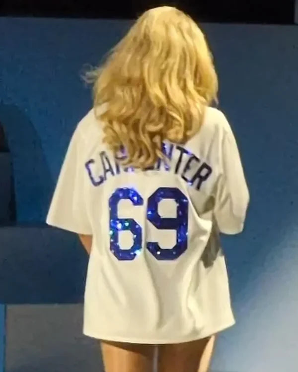 Sabrina Carpenter Short N Sweet Tour LA Dodgers Jersey