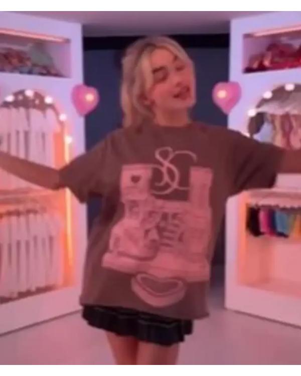 Sabrina Carpenter Short N Sweet Tour House Tour T-Shirt