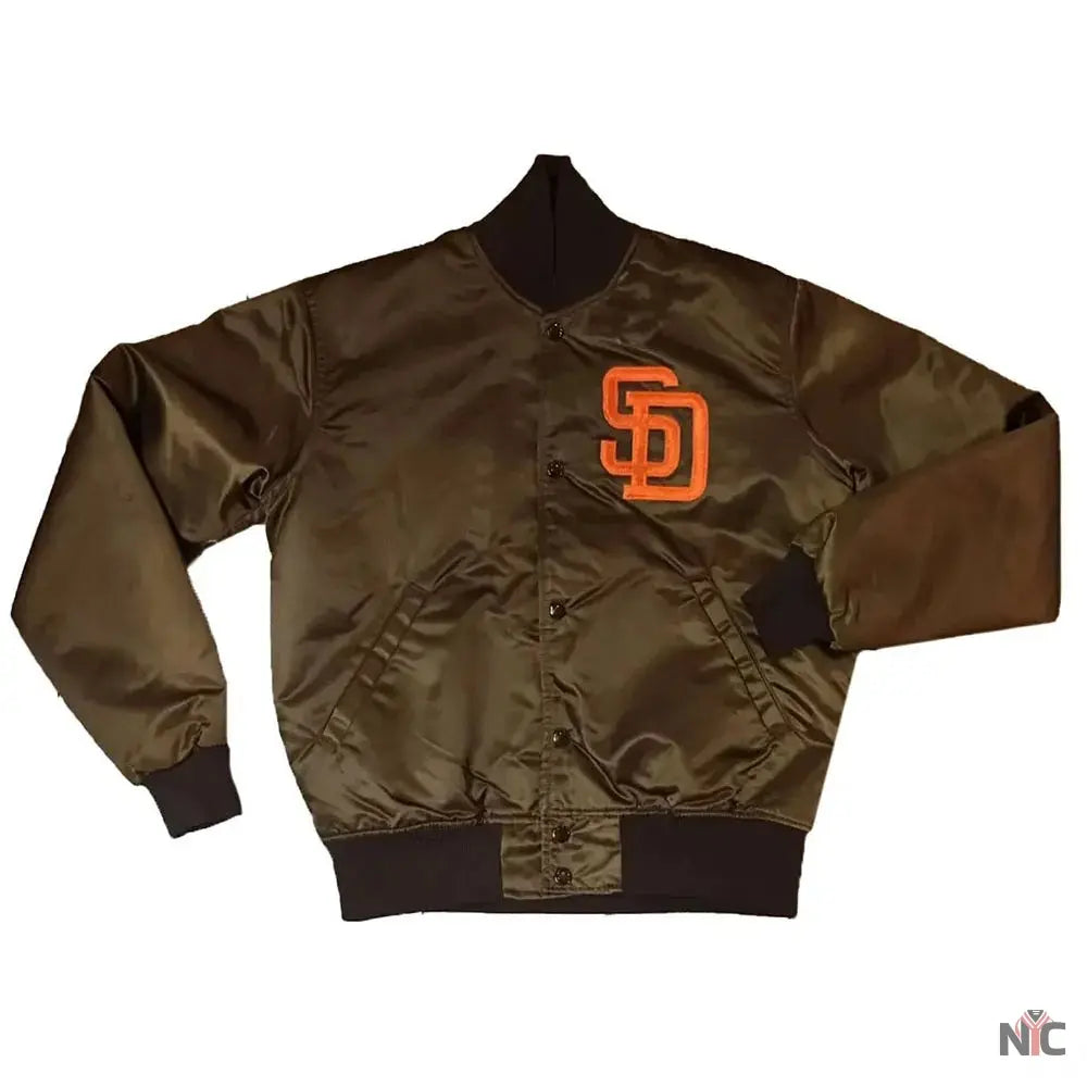 San Diego Padres Emma Stone Bomber Jacket Clanton Jacket