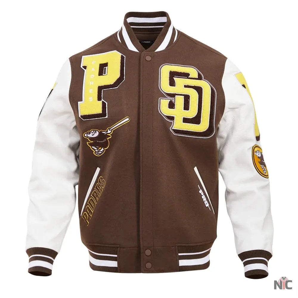 San Diego Padres Mashup Varsity Jacket Clanton Jacket