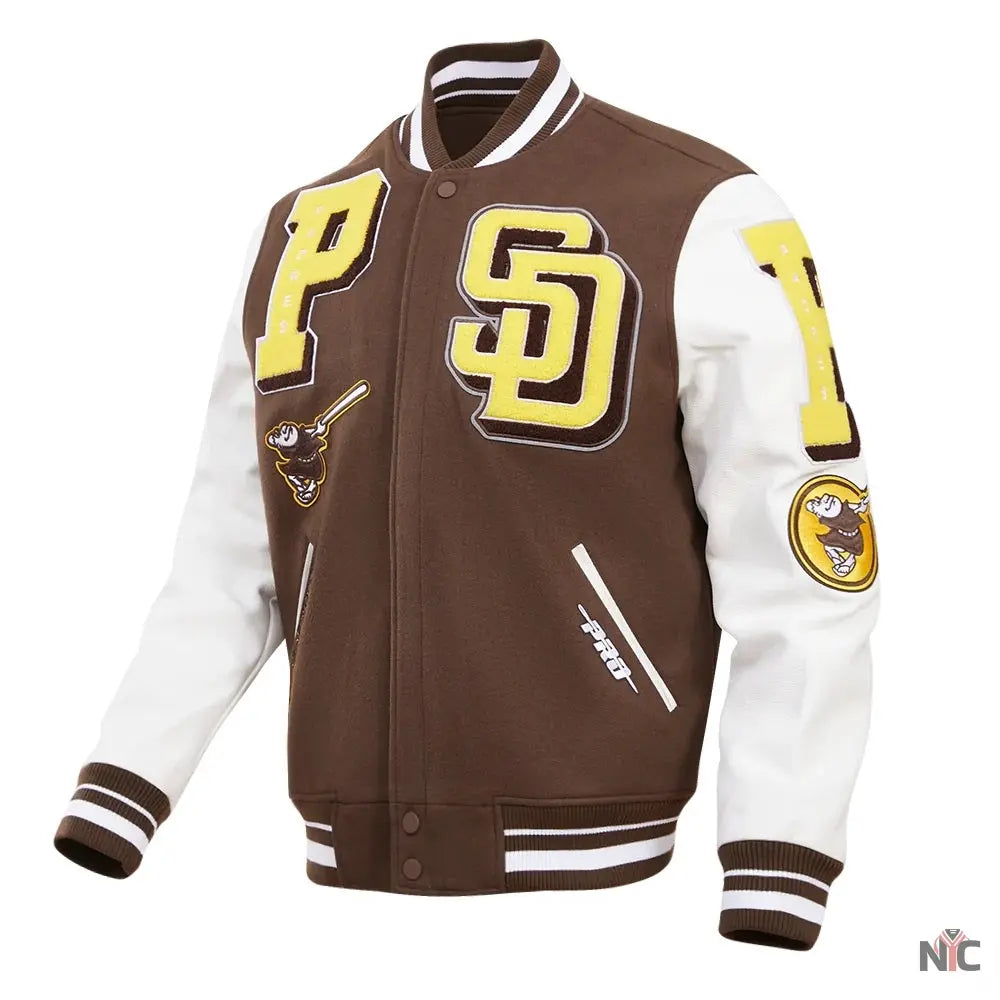 San Diego Padres Mashup Varsity Jacket Clanton Jacket