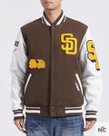 San Diego Padres Old English Varsity Jacket Clanton Jacket