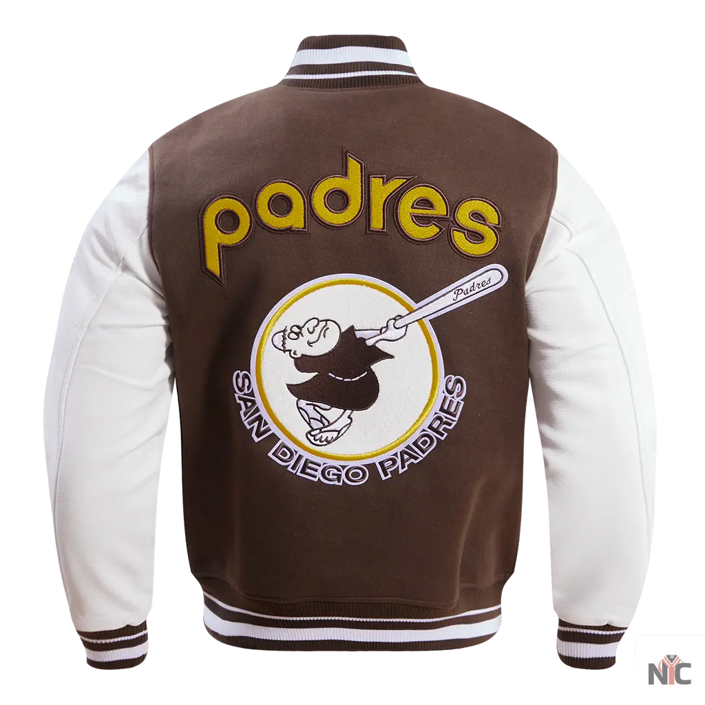 San Diego Padres Retro Classic Rib Wool Varsity Jacket Clanton Jacket