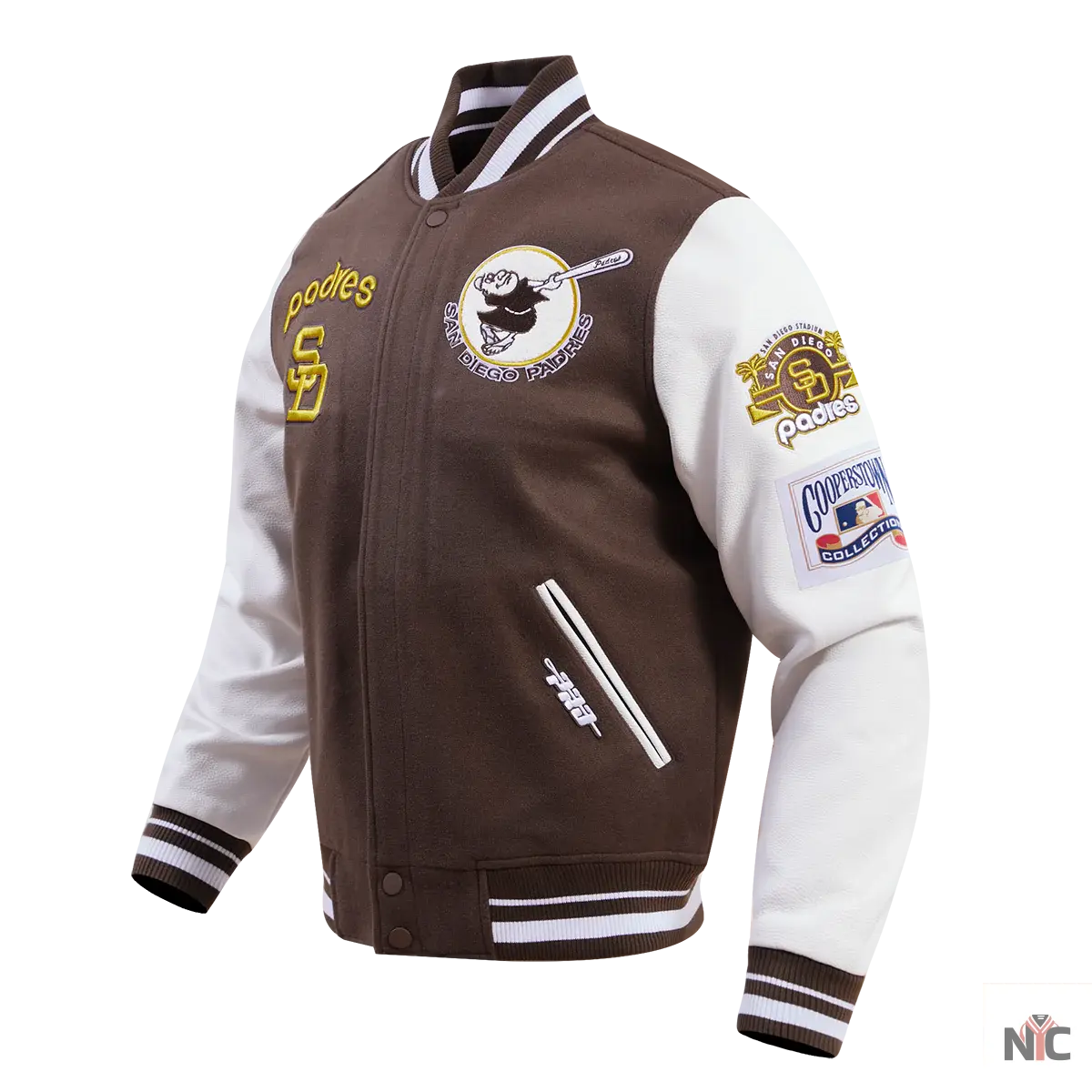 San Diego Padres Retro Classic Rib Wool Varsity Jacket Clanton Jacket