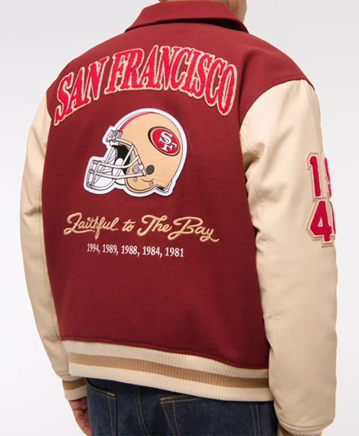 San Francisco 49ers Varsity Bomber Jacket