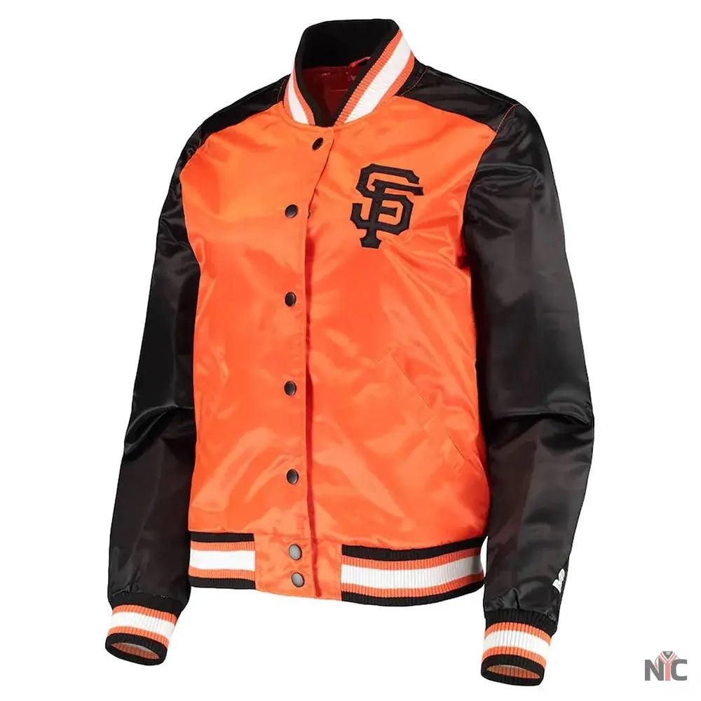 San Francisco Giants The Legend Satin Jacket Clanton Jacket