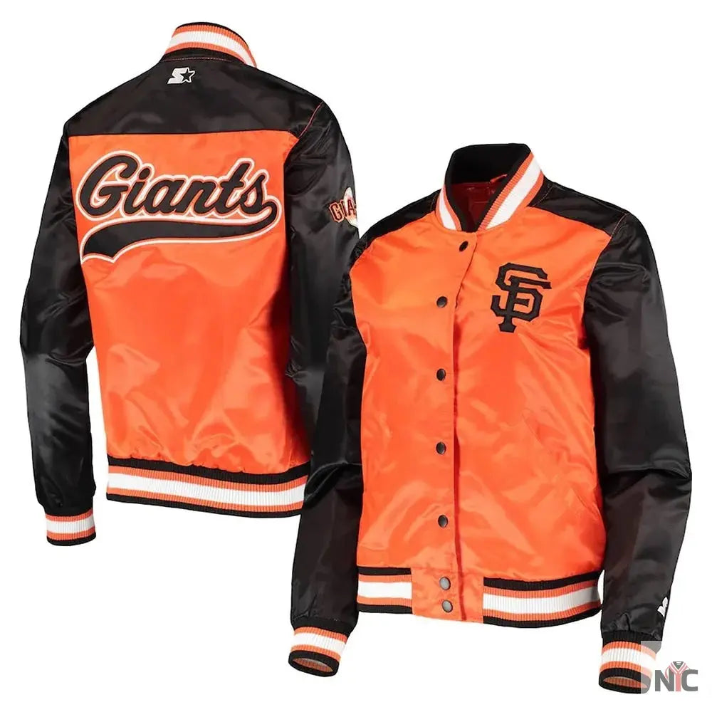San Francisco Giants The Legend Satin Jacket Clanton Jacket