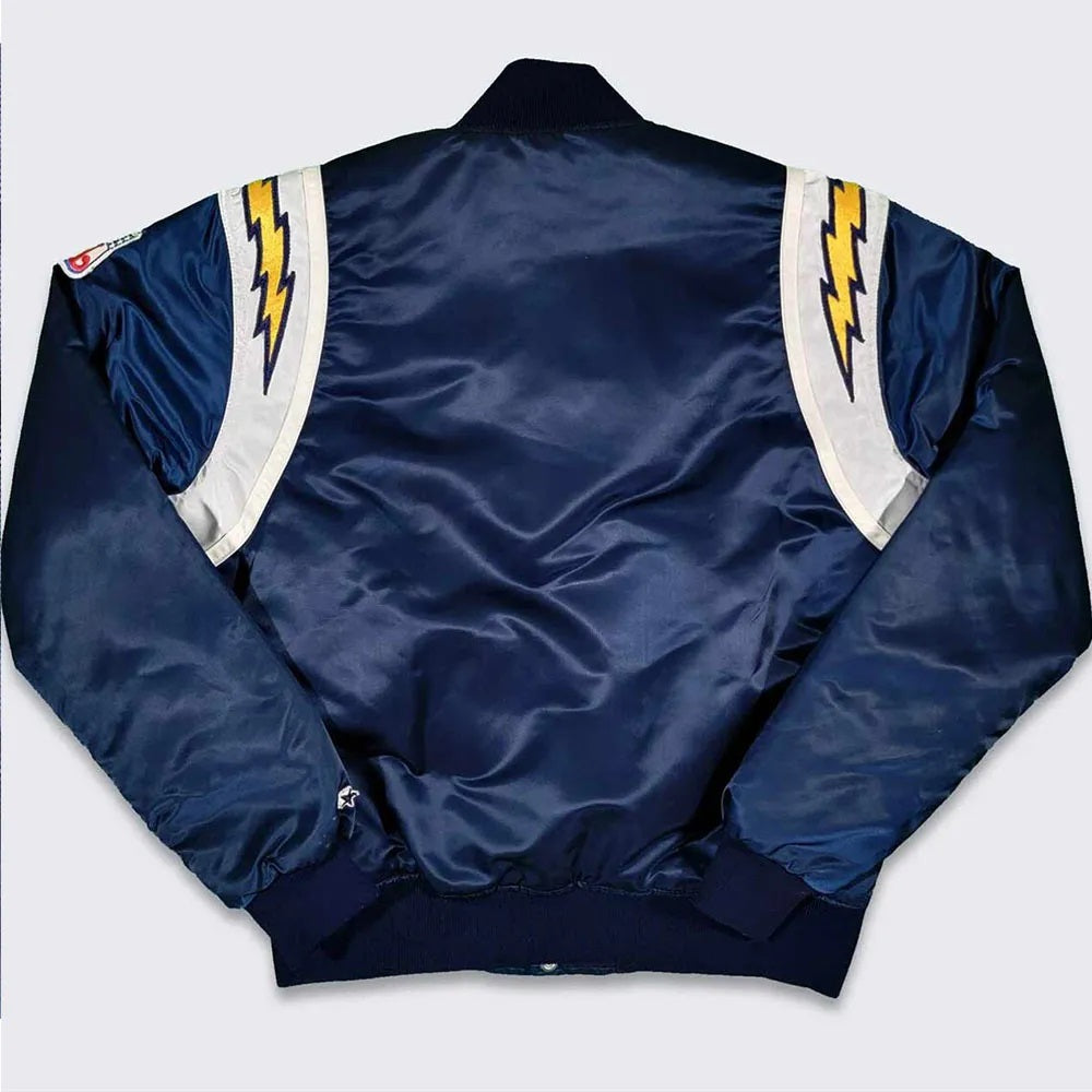 San Diego Chargers 80s Satin Jacket WorthVee