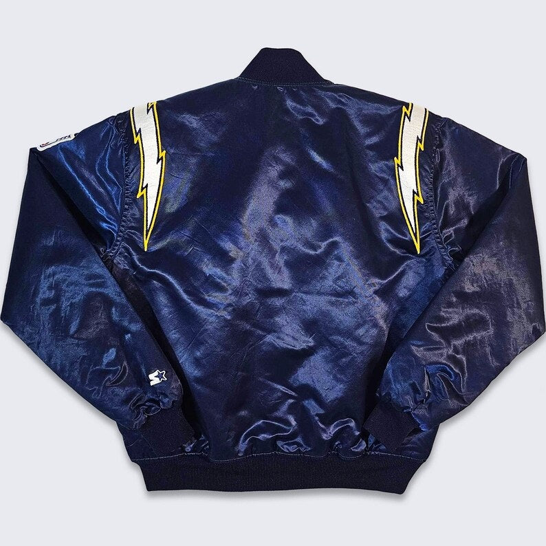 San Diego Chargers 80s Satin Jacket WorthVee