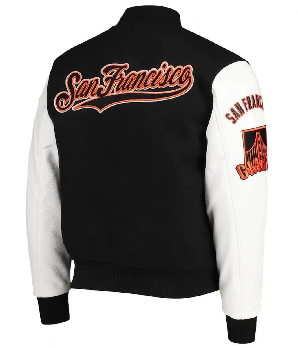 San Francisco Giants Letterman Full-Zip Jacket WorthVee