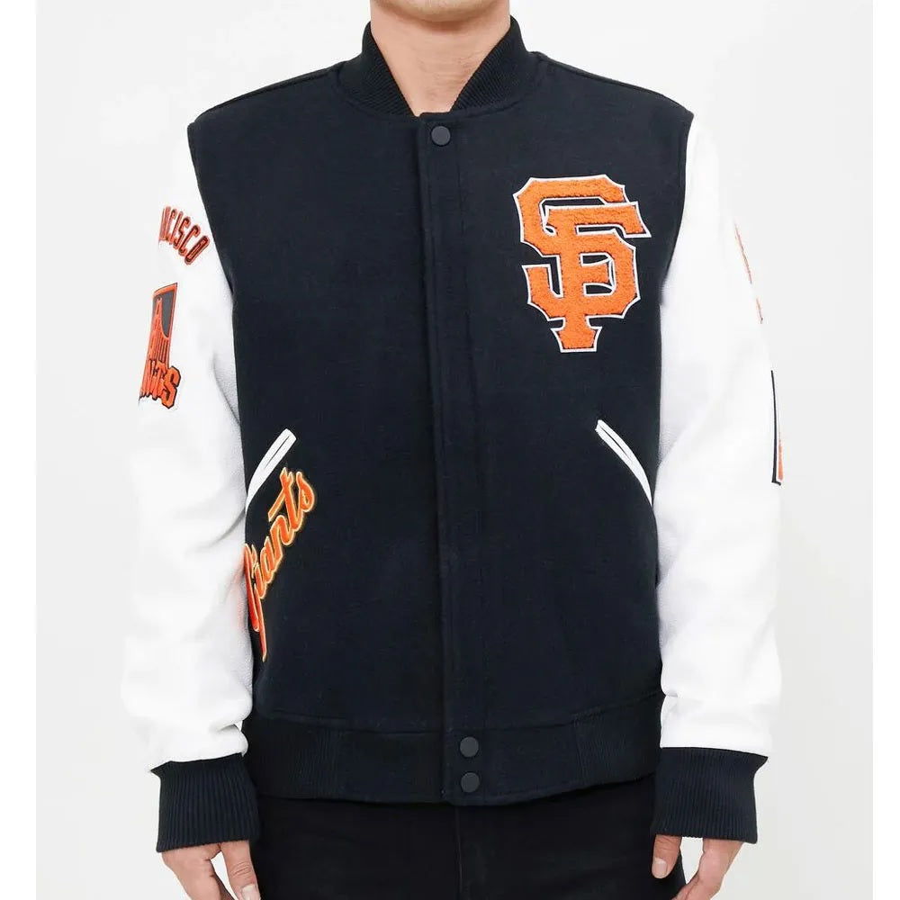 San Francisco Giants Letterman Full-Zip Jacket WorthVee