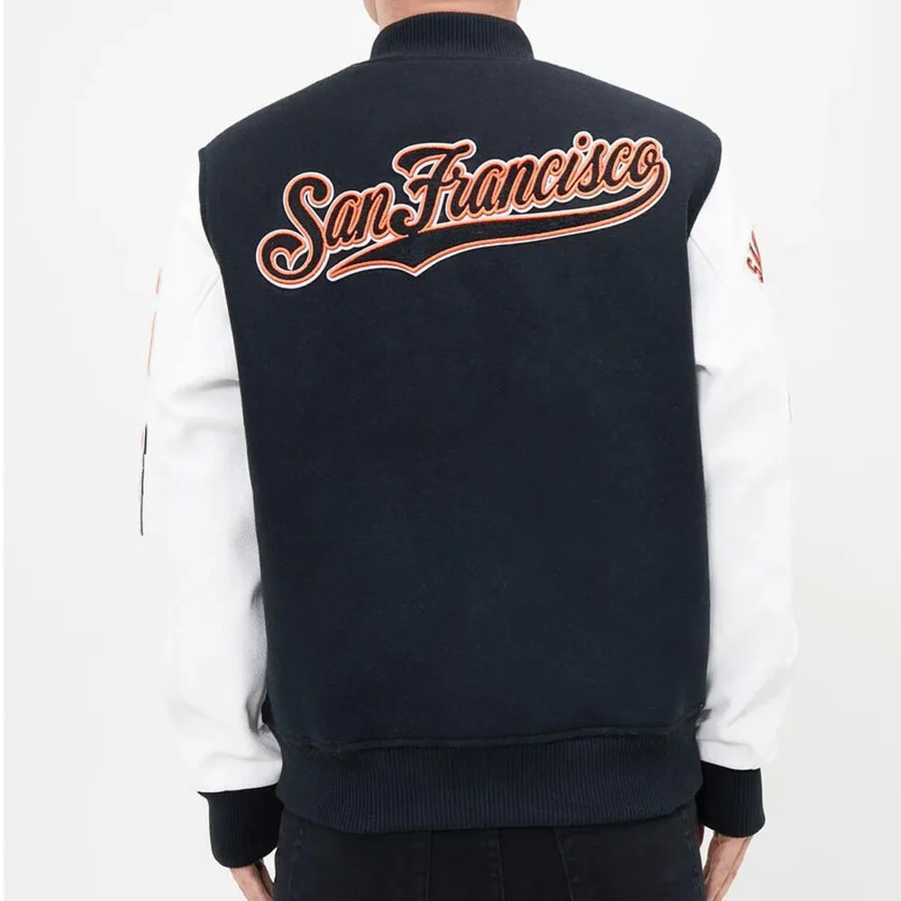 San Francisco Giants Letterman Full-Zip Jacket WorthVee