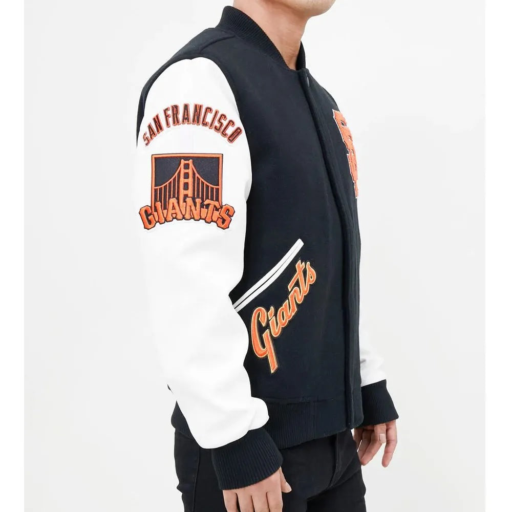 San Francisco Giants Letterman Full-Zip Jacket WorthVee
