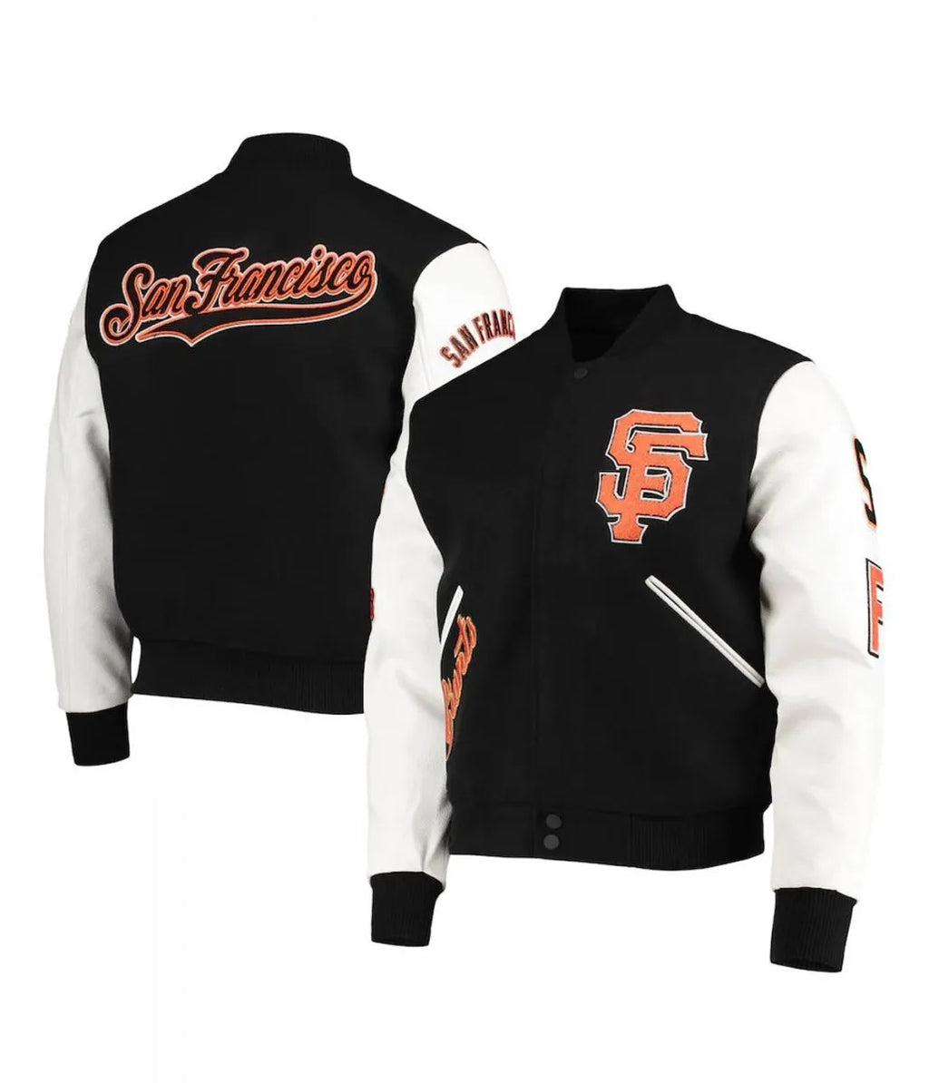 San Francisco Giants Letterman Full-Zip Jacket WorthVee