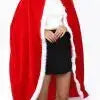 Santa Claus Red Velvet Cape with Hat WorthVee