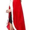 Santa Claus Red Velvet Cape with Hat WorthVee