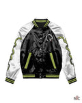 Satin Snake Retro Jacket Clanton Jacket