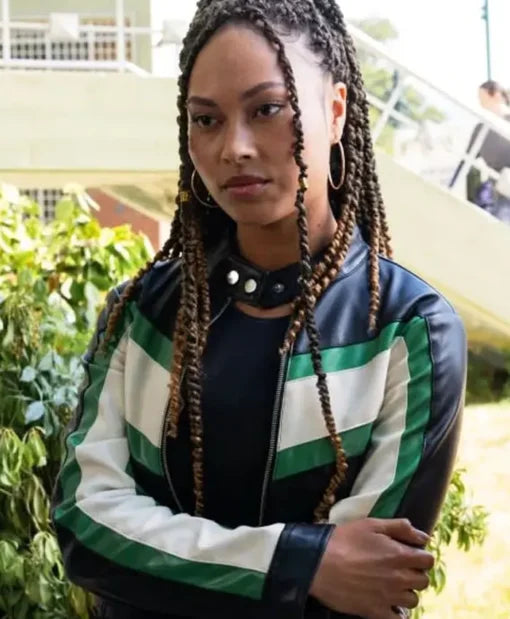 School Spirits S03 Claire Zomer Leather Jacket