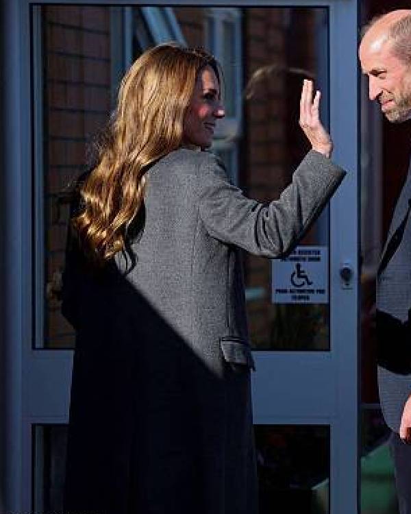 School Visit Kate Middleton Coat USA Jackets