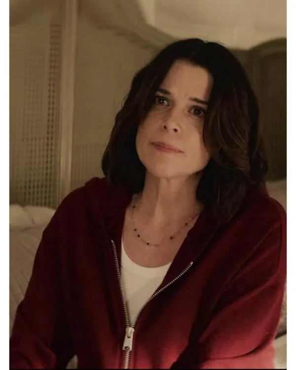Scream 7 2026 Neve Campbell Red Hoodie