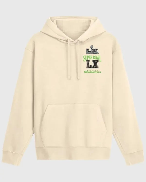 Seahawks Super Bowl LX Champions Long Ball Club Hoodie